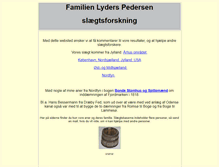 Tablet Screenshot of lyders-pedersen.dk